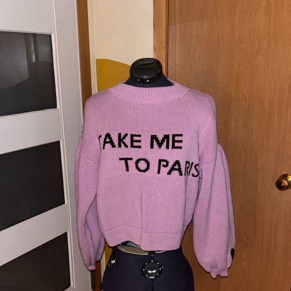 Maeve Take Me to Paris Sweater - Picture 1 of 10